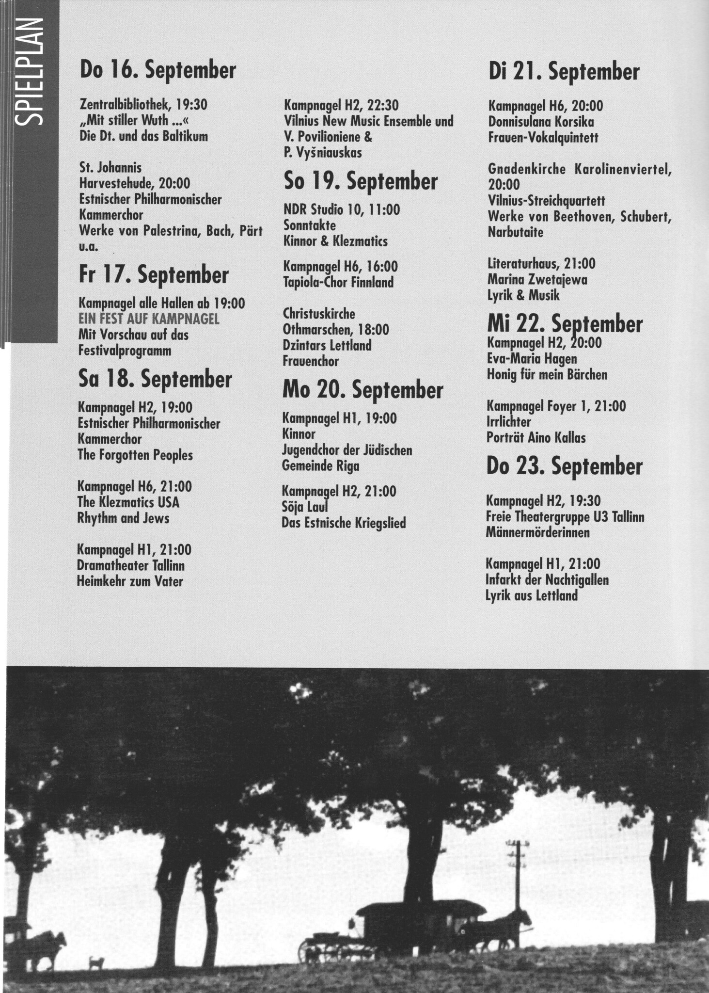 Hammoniale 1993 Festival der Frauen (Hammoniale 1993 Wir gehen Wege ohne Grenzen Gipsies, Cinti, Manouches, Roma)