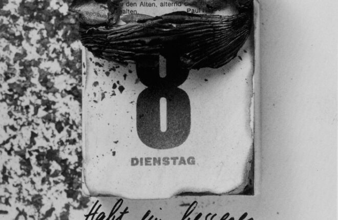 Memorial Peter Homann (1936-2023)  (Plakat zur Veranstaltungsreihe "Habt ein besseres Gedächtnis" Mai 1985 (Holger Matthies))